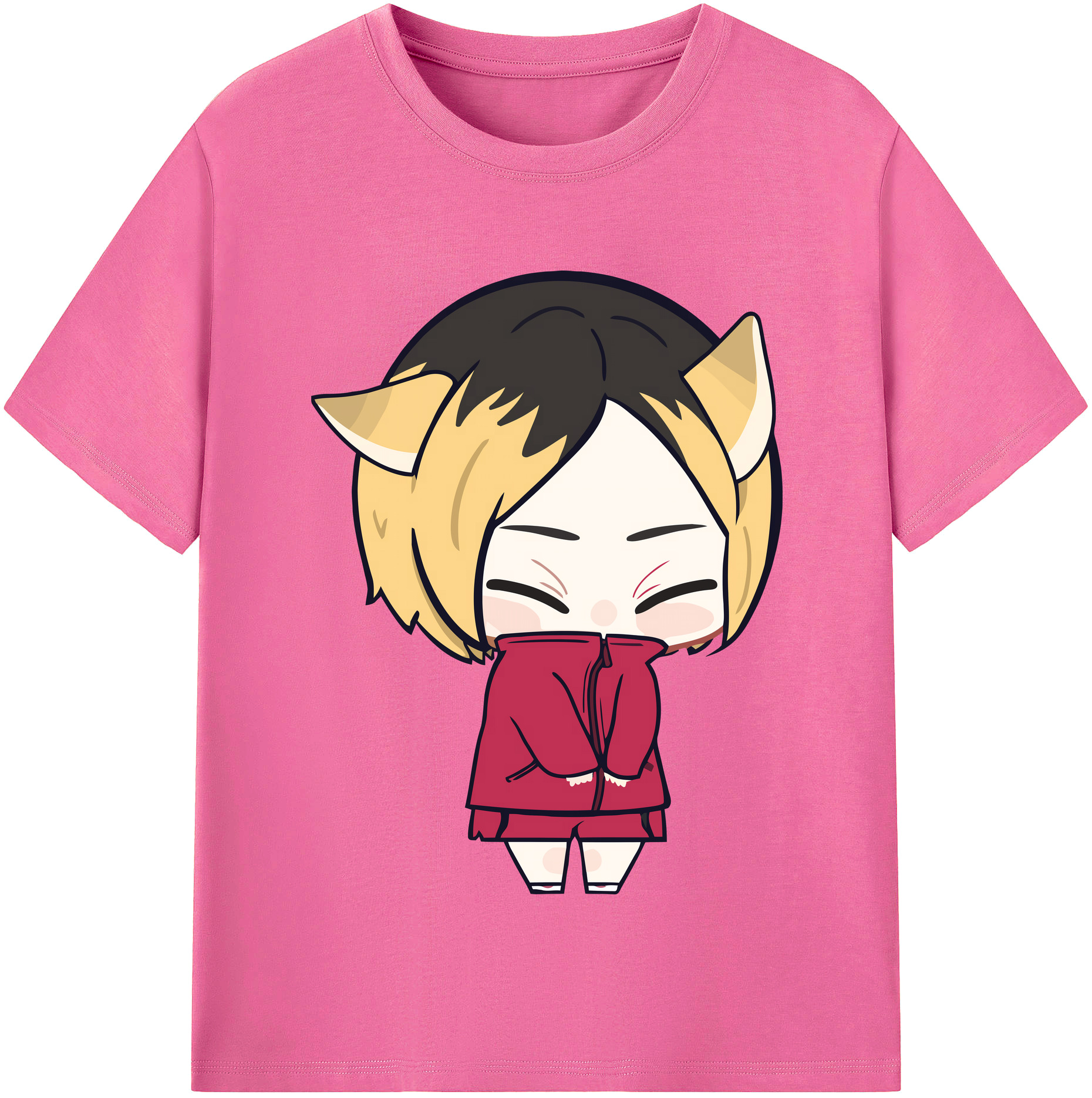 （画像用） ハイキュー!! Haikyu!! レディースカジュアルプリントTシャツ（綿100％）